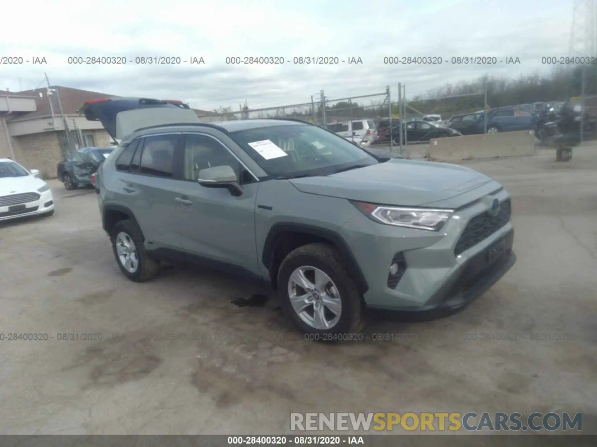 1 Фотография поврежденного автомобиля JTMRWRFV6LD061489 TOYOTA RAV4 2020