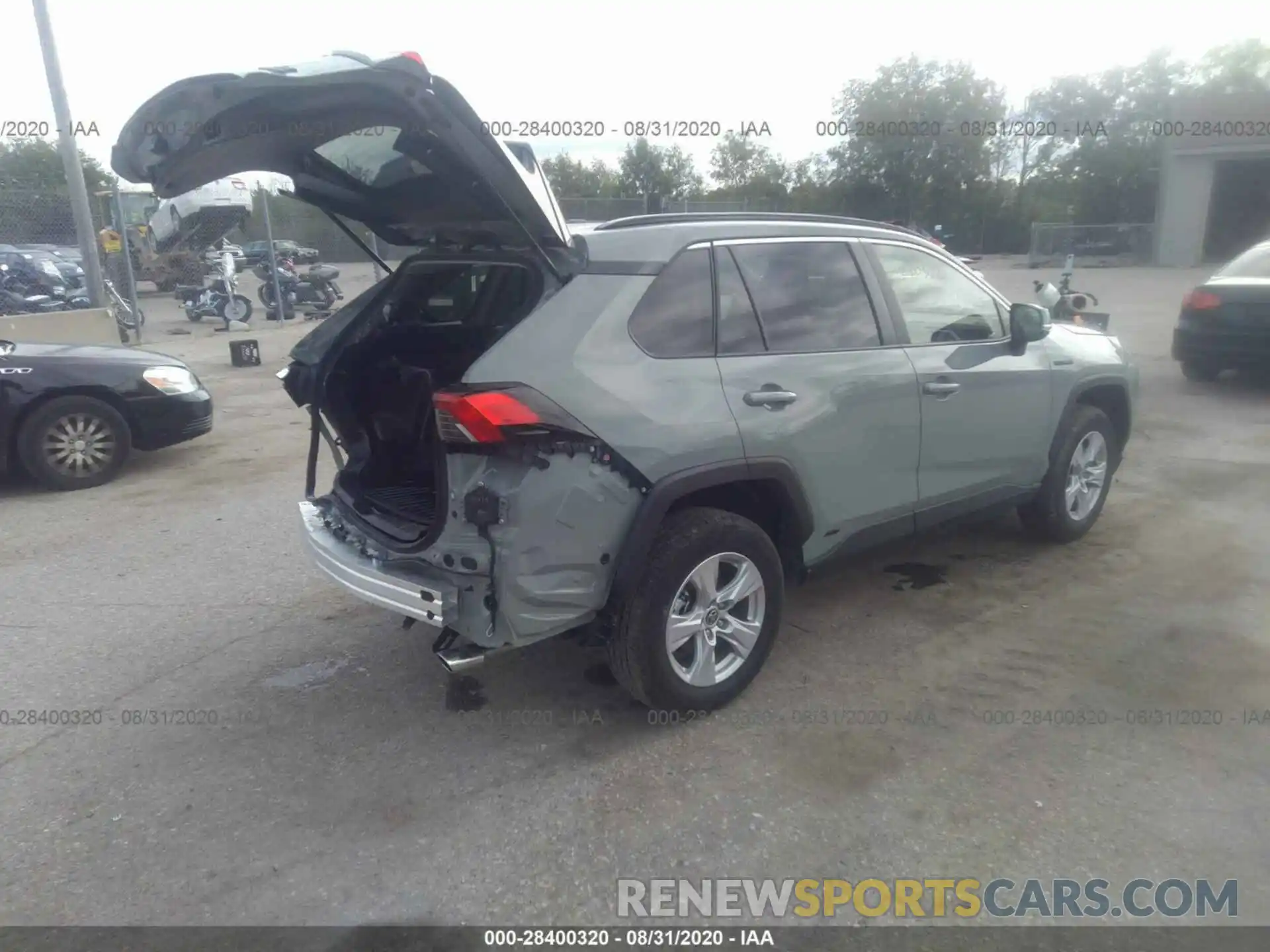 4 Фотография поврежденного автомобиля JTMRWRFV6LD061489 TOYOTA RAV4 2020