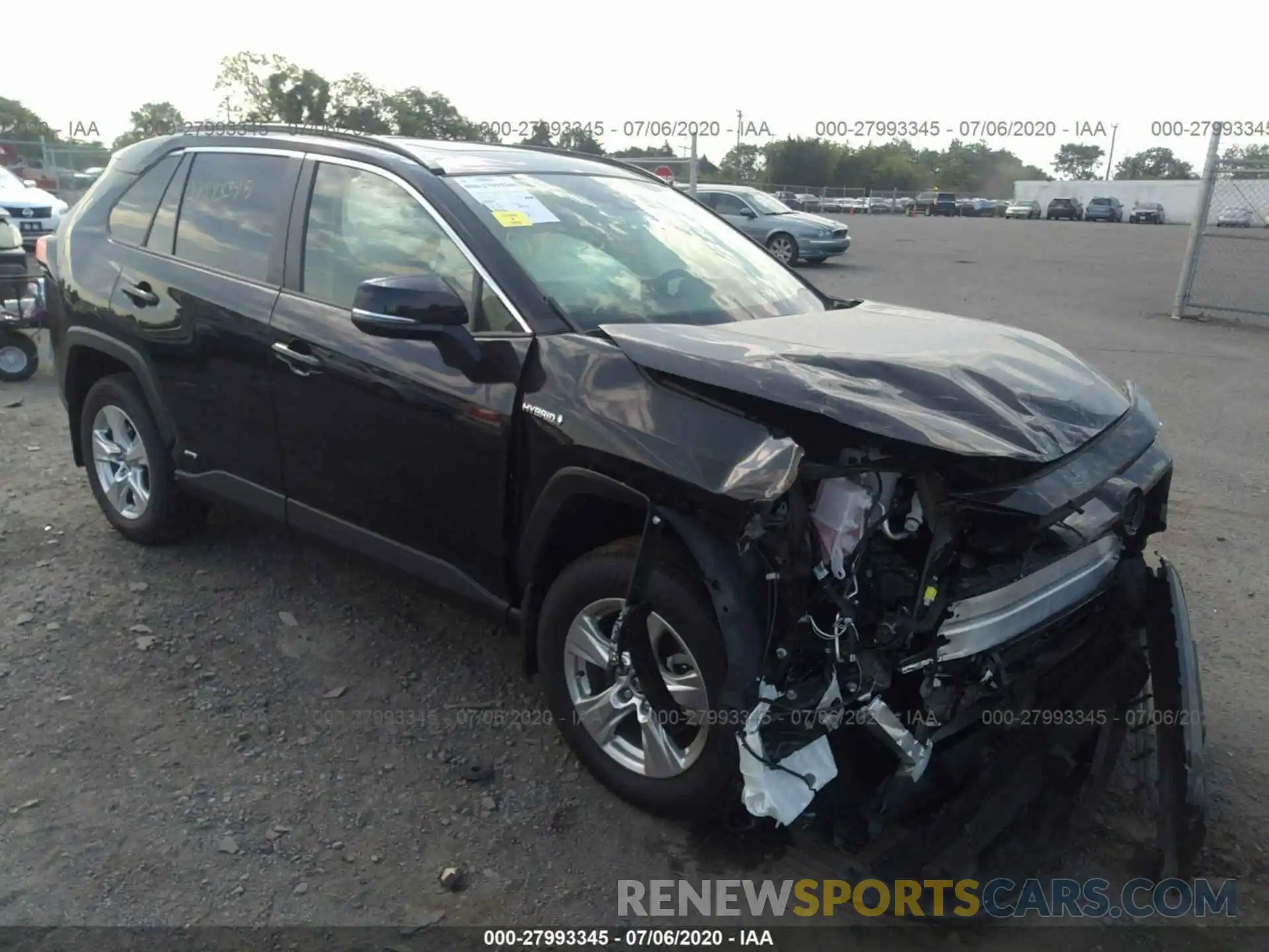 1 Photograph of a damaged car JTMRWRFV6LD061900 TOYOTA RAV4 2020