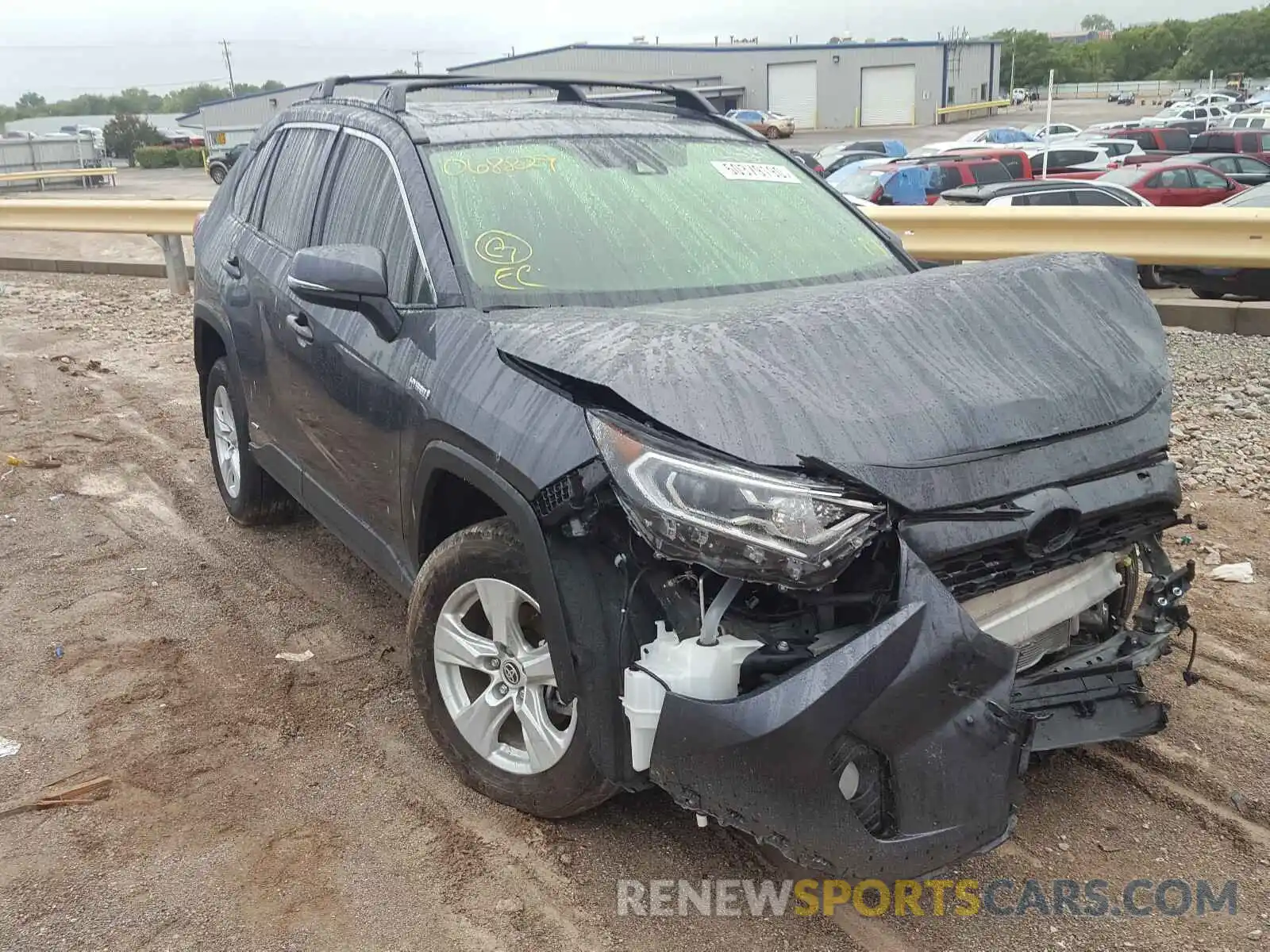 1 Photograph of a damaged car JTMRWRFV6LD068829 TOYOTA RAV4 2020