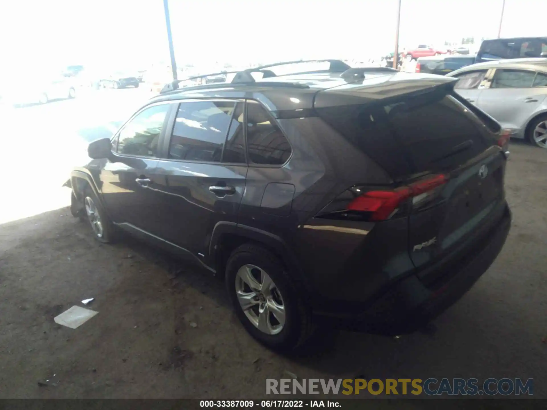 3 Photograph of a damaged car JTMRWRFV6LD072038 TOYOTA RAV4 2020