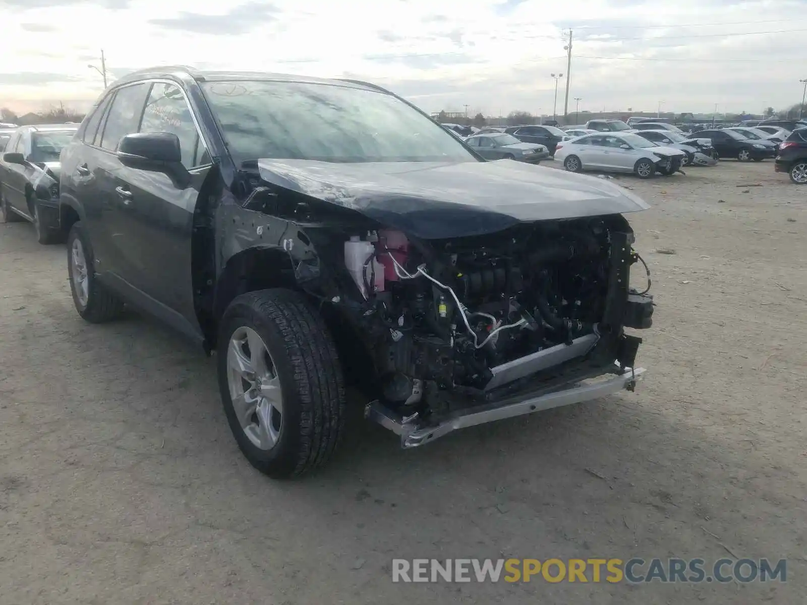 1 Photograph of a damaged car JTMRWRFV6LD073058 TOYOTA RAV4 2020