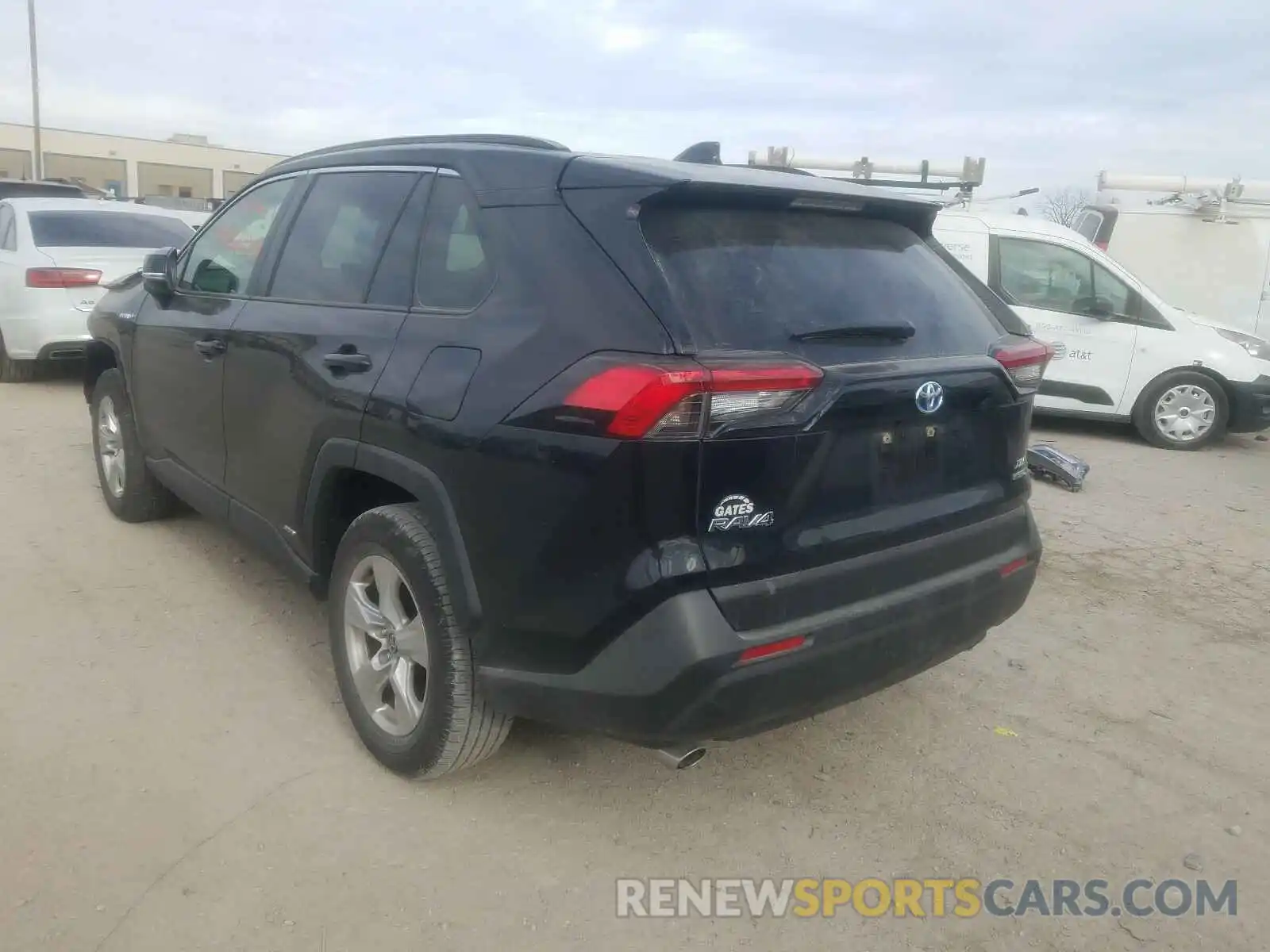 3 Photograph of a damaged car JTMRWRFV6LD073058 TOYOTA RAV4 2020