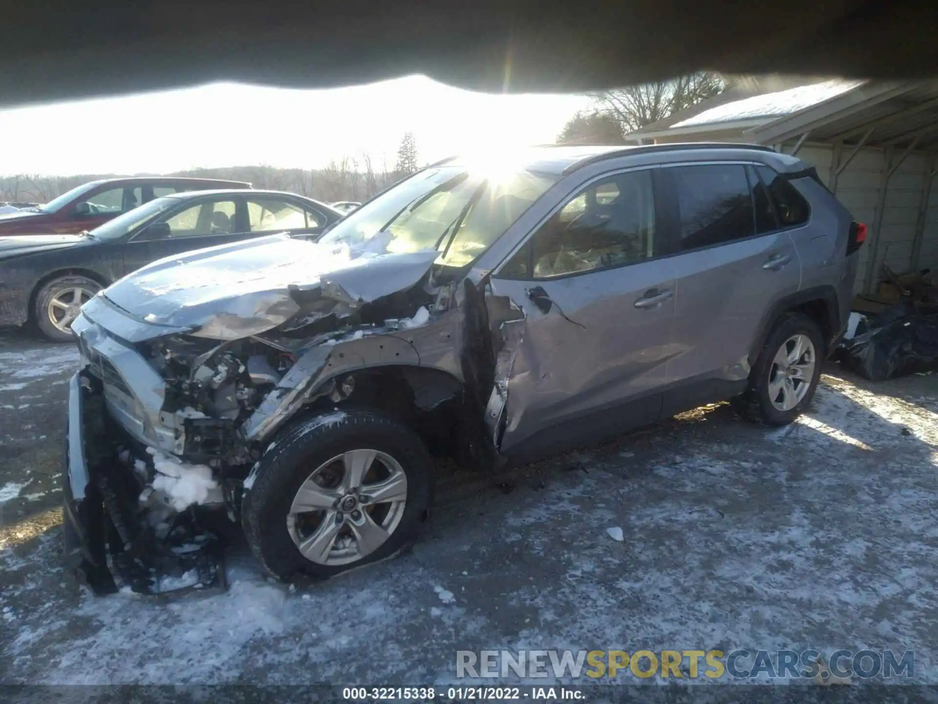 2 Photograph of a damaged car JTMRWRFV6LD073237 TOYOTA RAV4 2020