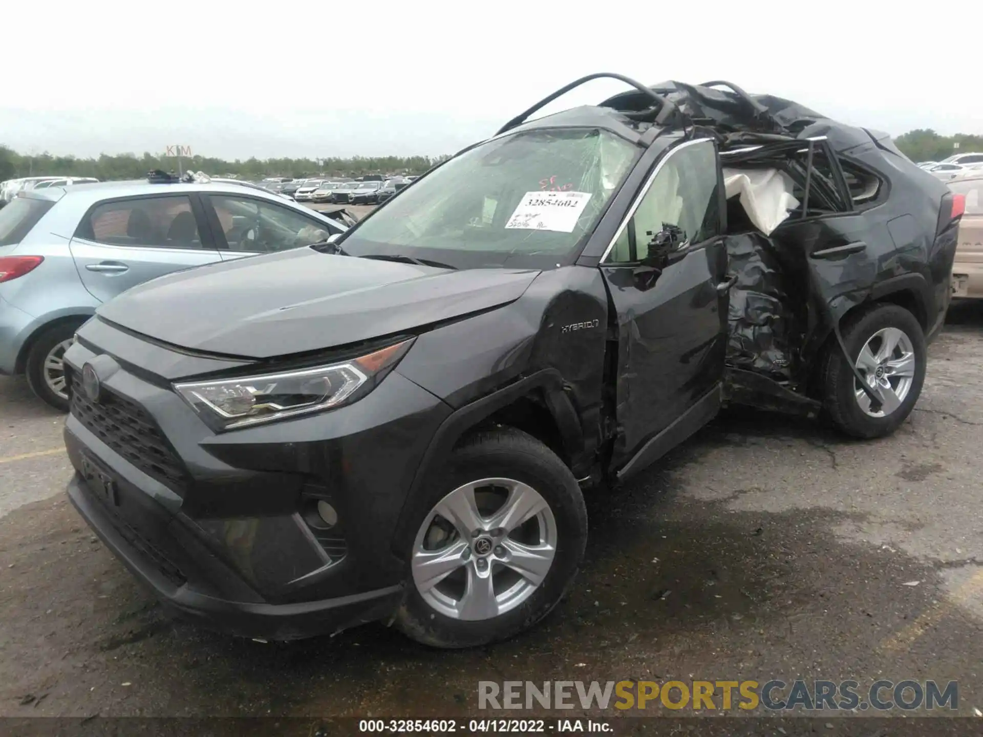 2 Photograph of a damaged car JTMRWRFV7LD059184 TOYOTA RAV4 2020