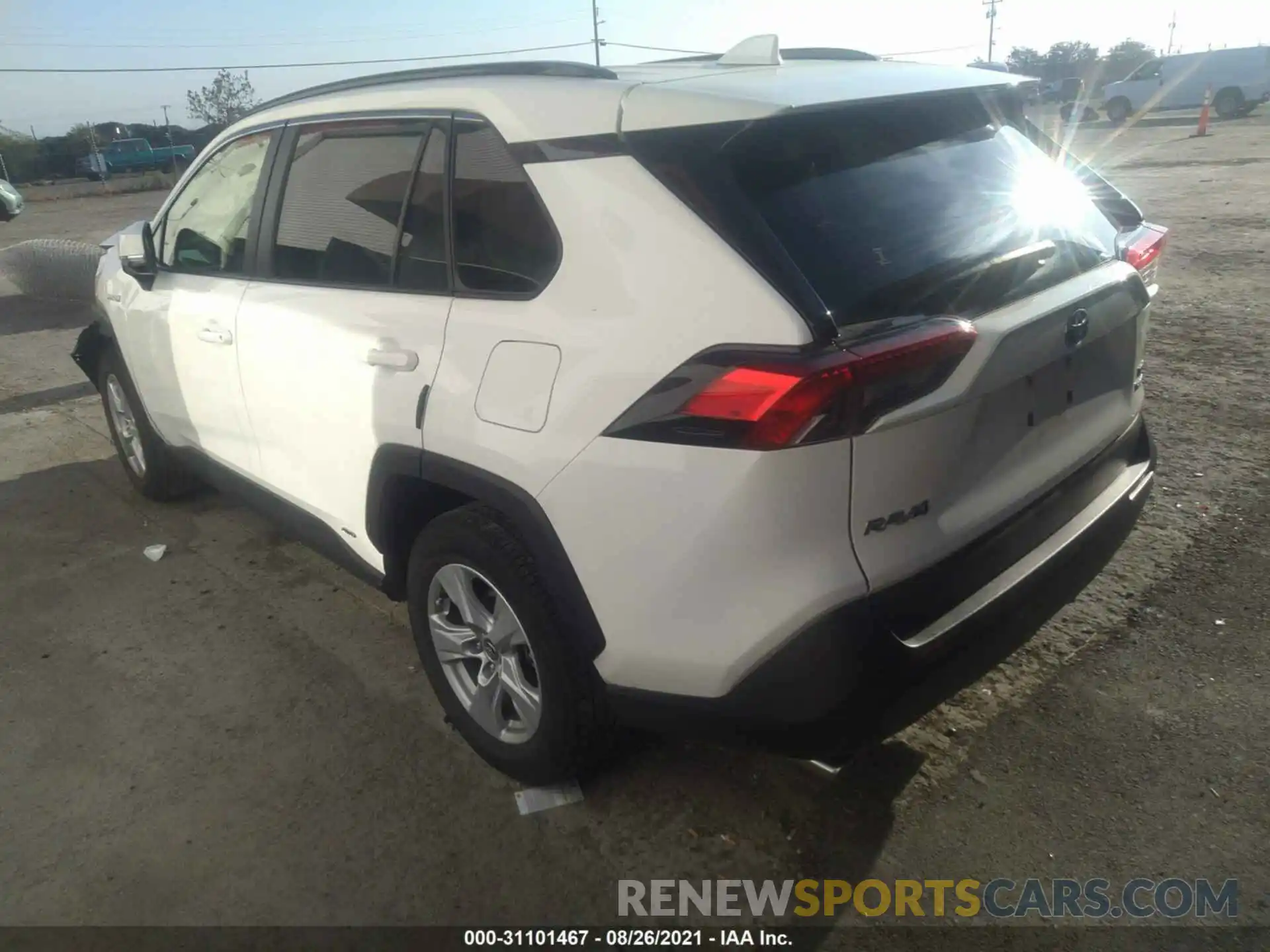 3 Photograph of a damaged car JTMRWRFV7LD060593 TOYOTA RAV4 2020