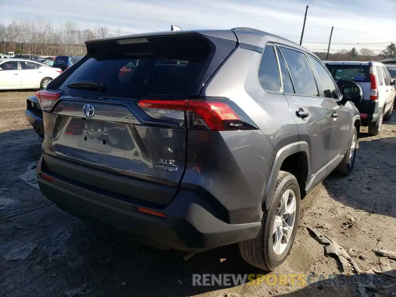 4 Photograph of a damaged car JTMRWRFV7LD537135 TOYOTA RAV4 2020