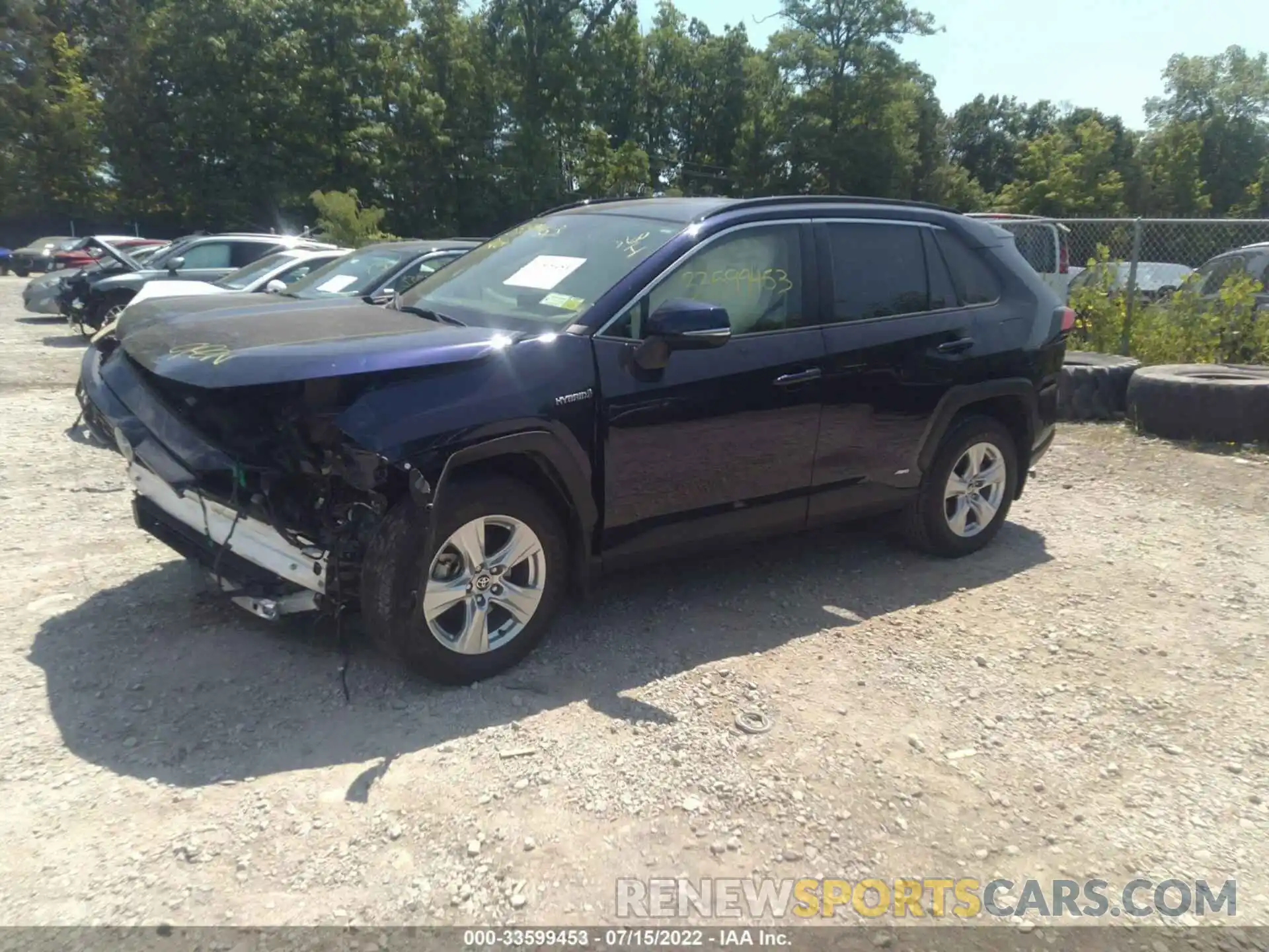 2 Photograph of a damaged car JTMRWRFV7LJ042211 TOYOTA RAV4 2020