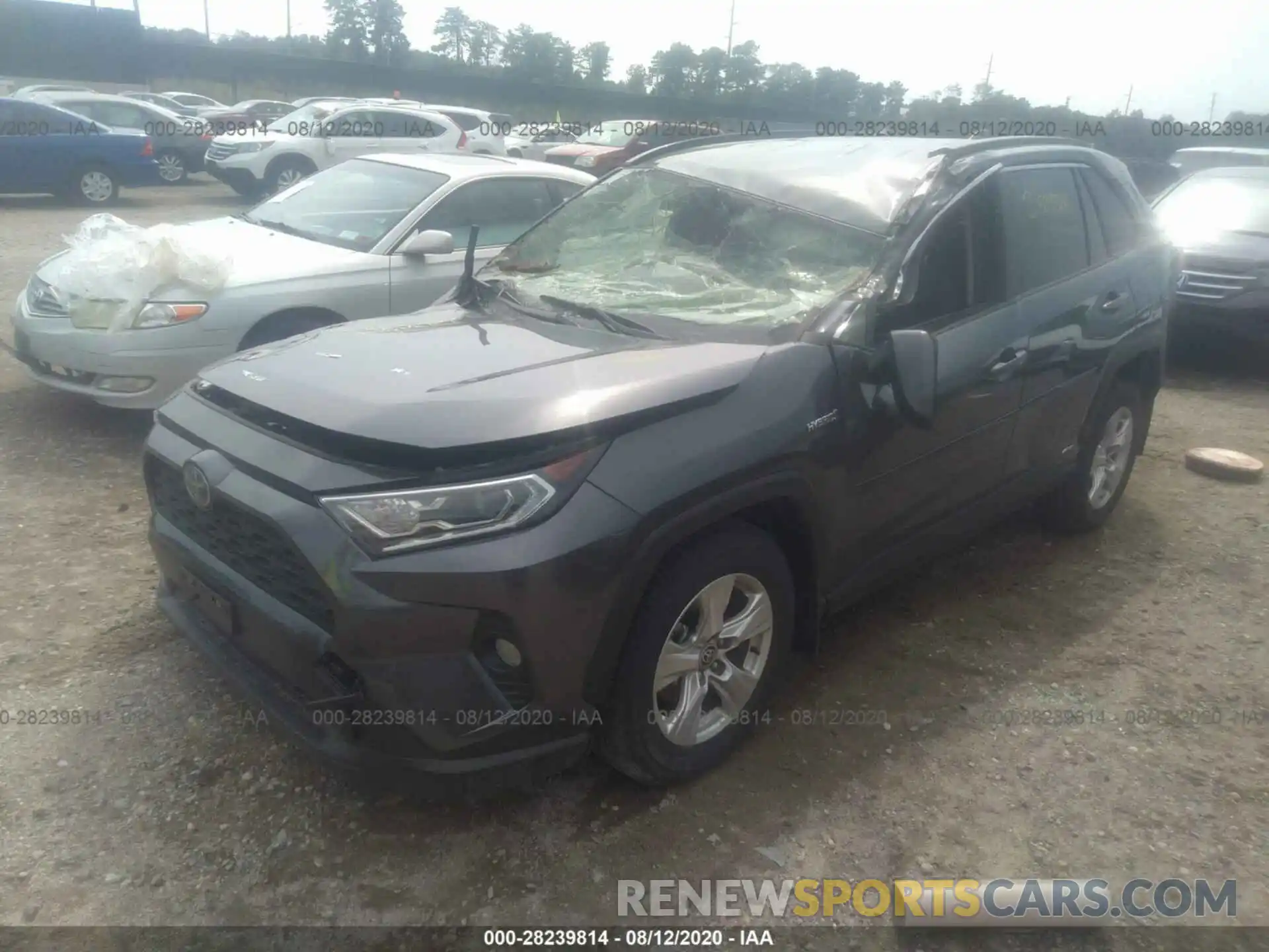 2 Photograph of a damaged car JTMRWRFV8LD046931 TOYOTA RAV4 2020