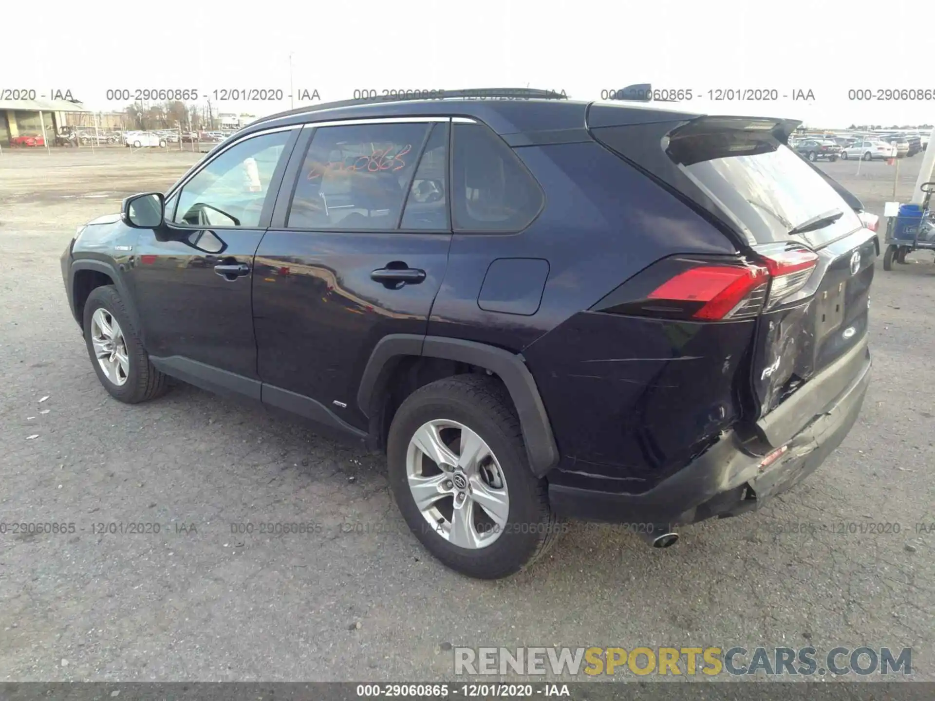 3 Фотография поврежденного автомобиля JTMRWRFV8LD058531 TOYOTA RAV4 2020