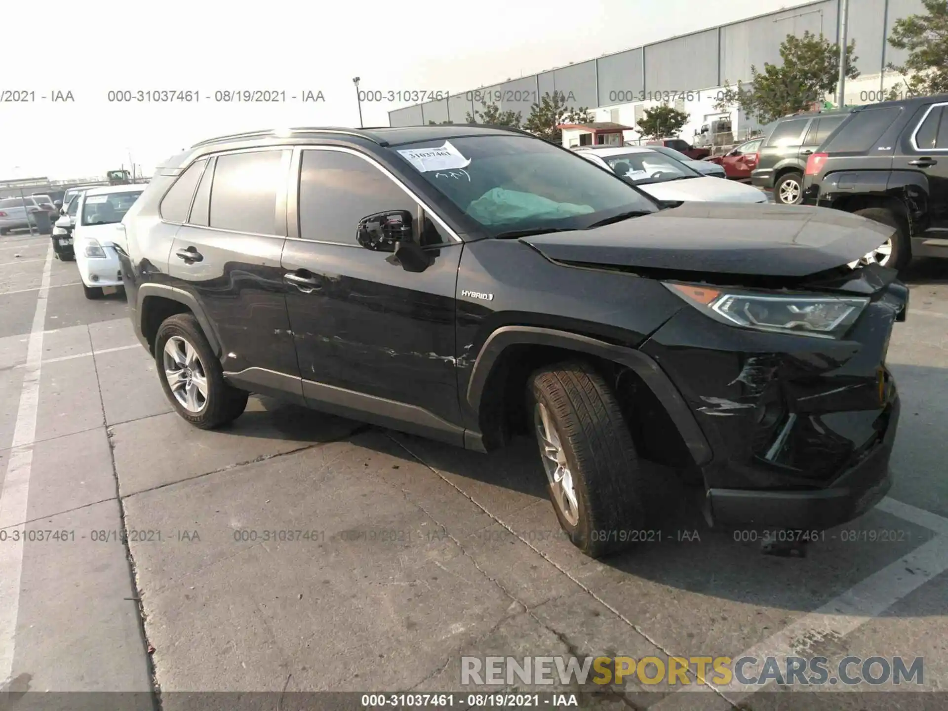 1 Photograph of a damaged car JTMRWRFV8LD064314 TOYOTA RAV4 2020