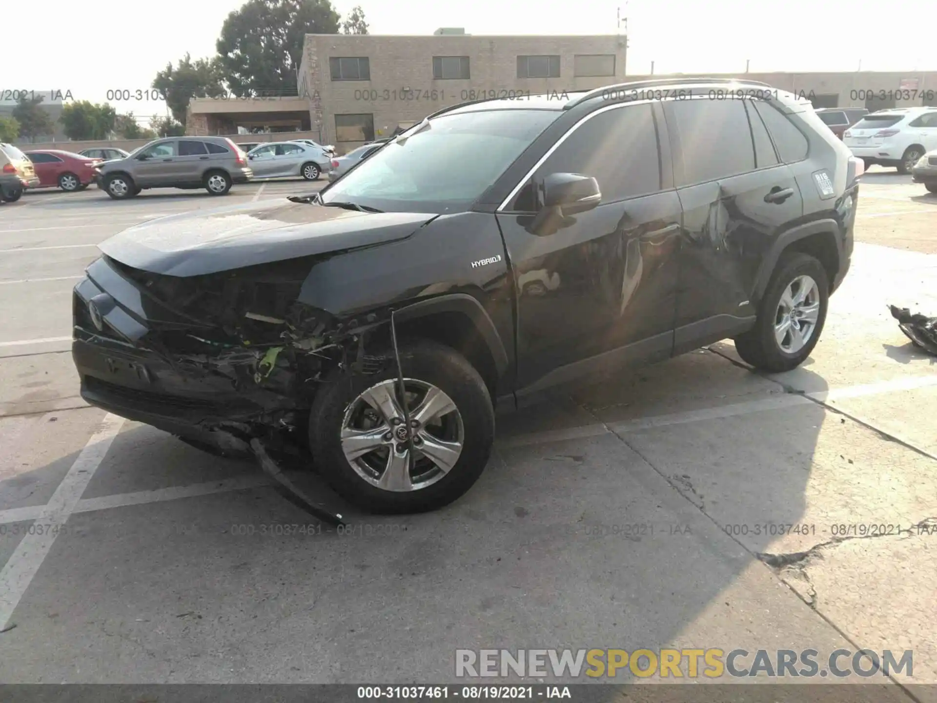 2 Photograph of a damaged car JTMRWRFV8LD064314 TOYOTA RAV4 2020