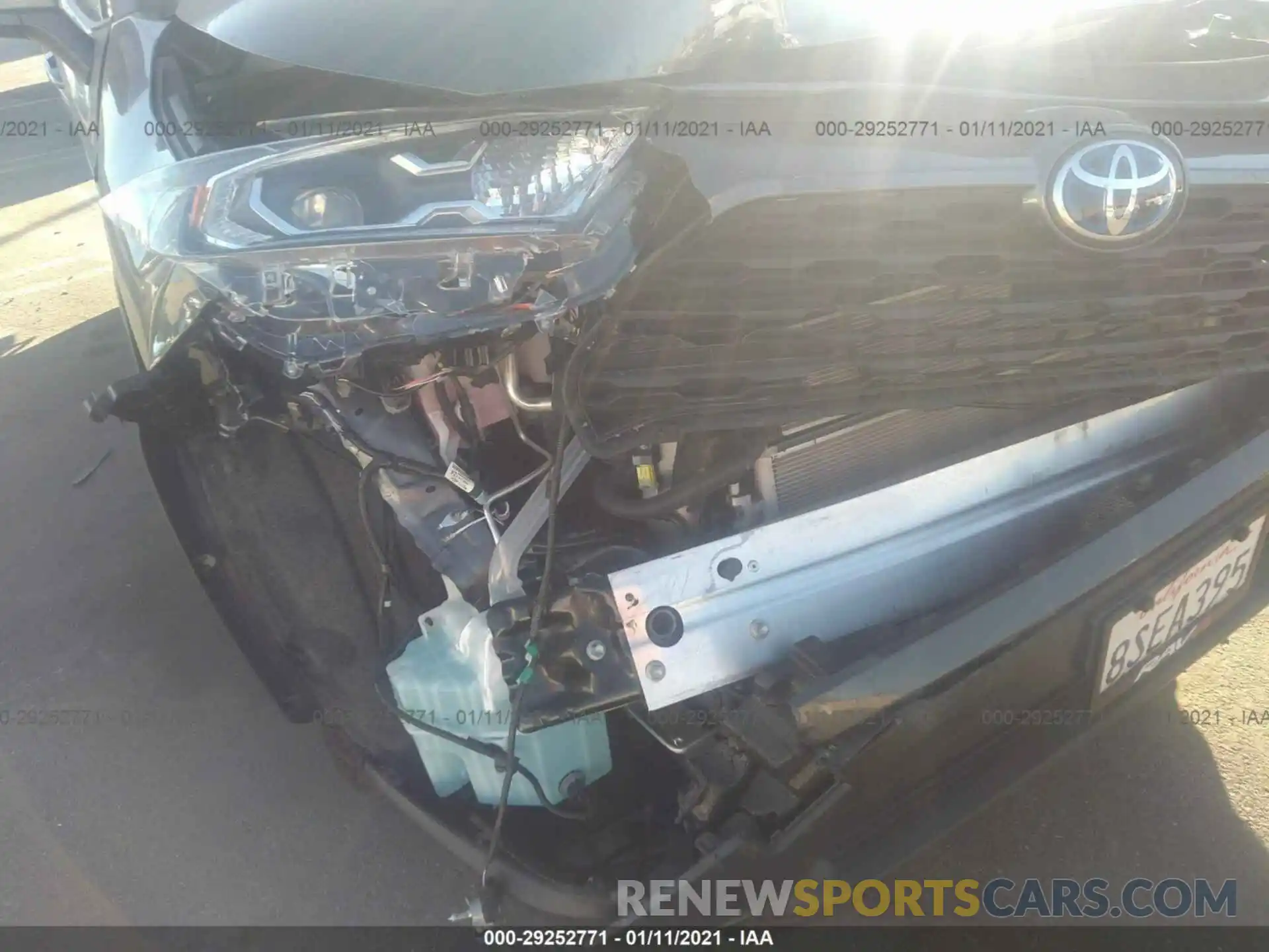 6 Фотография поврежденного автомобиля JTMRWRFV8LD069500 TOYOTA RAV4 2020