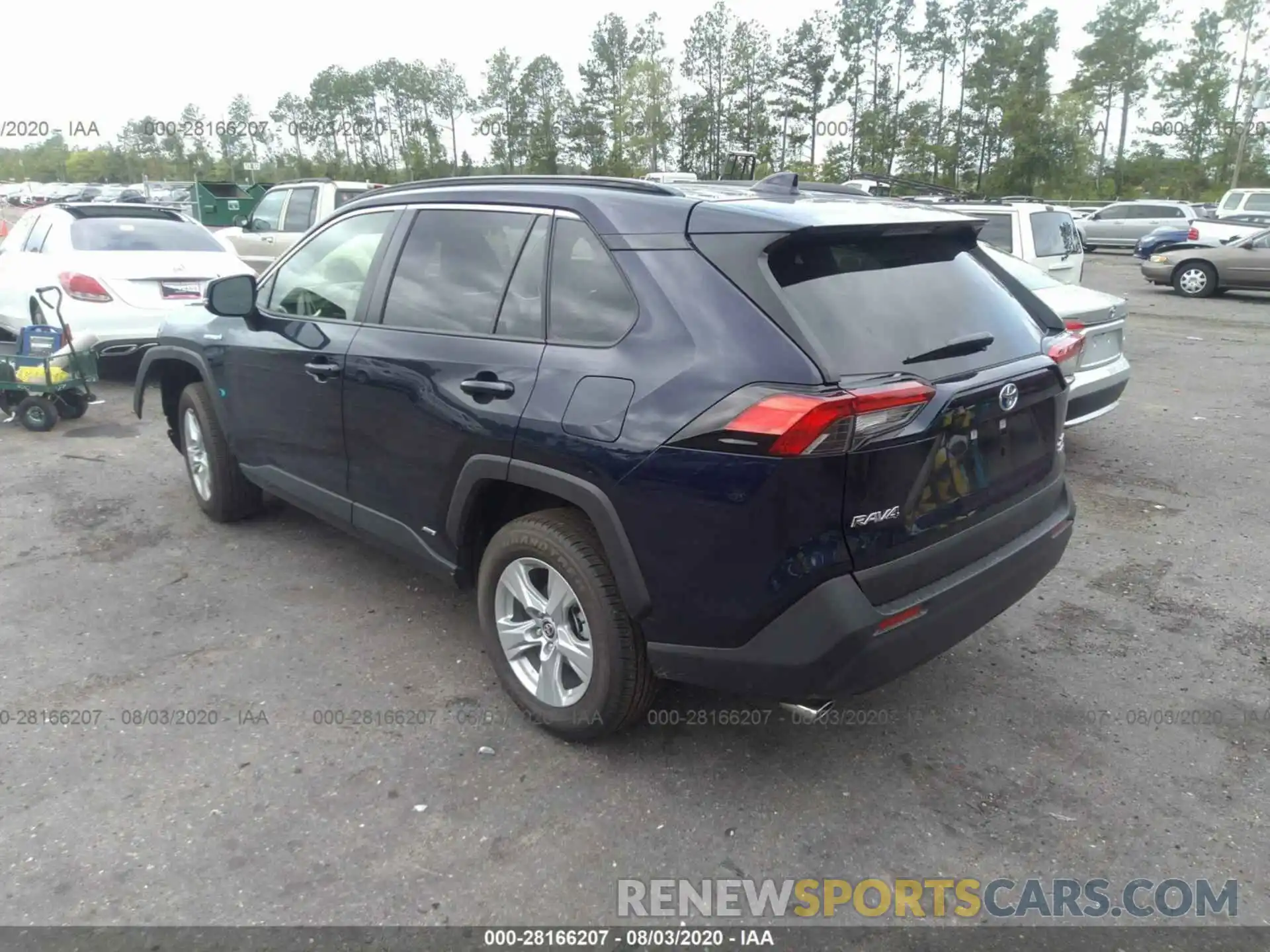 3 Фотография поврежденного автомобиля JTMRWRFV8LD543848 TOYOTA RAV4 2020