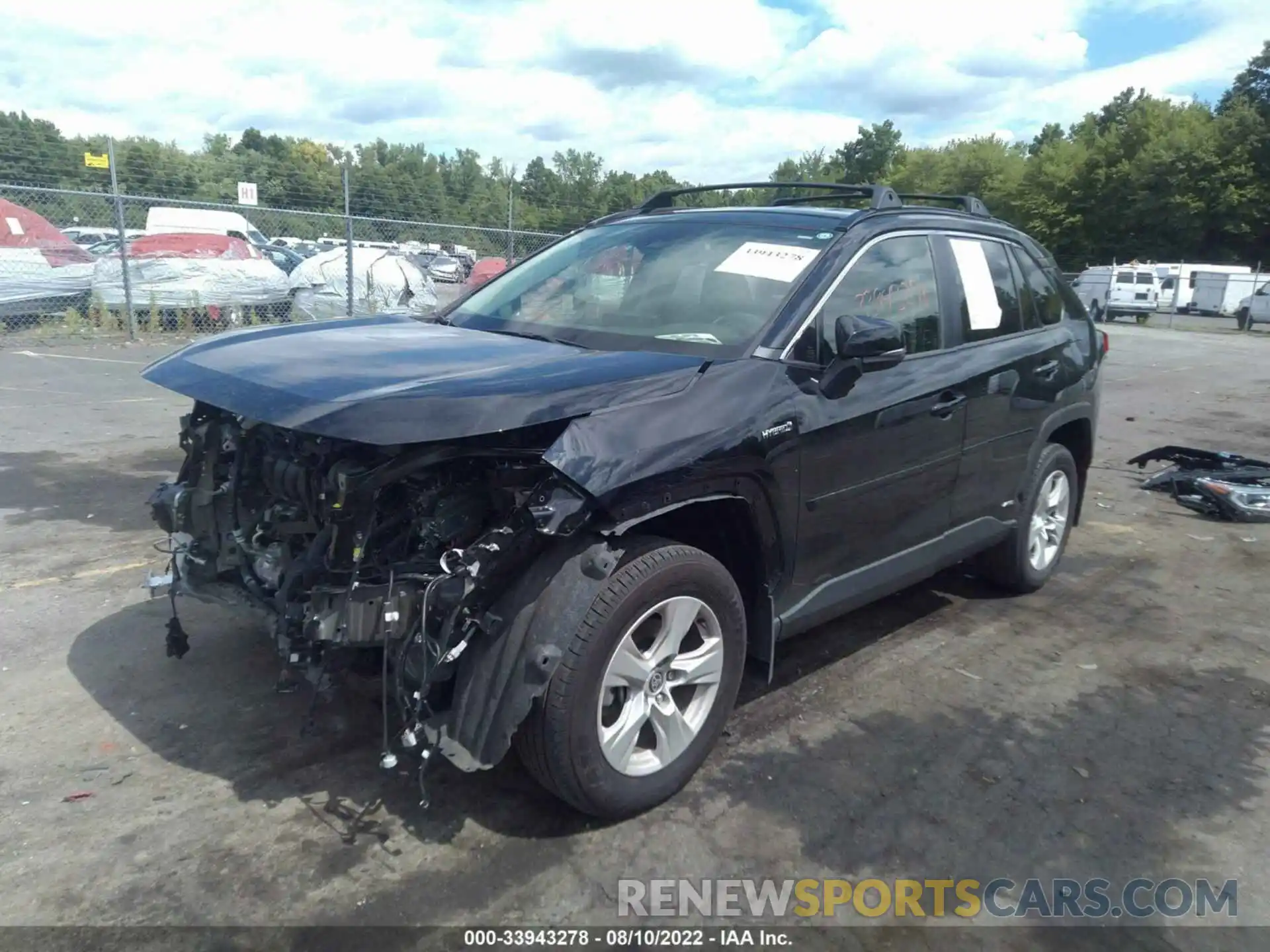 2 Photograph of a damaged car JTMRWRFV9LD045559 TOYOTA RAV4 2020