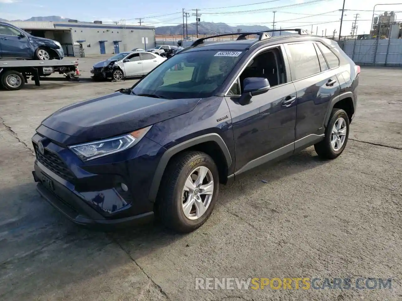 2 Photograph of a damaged car JTMRWRFV9LD057727 TOYOTA RAV4 2020