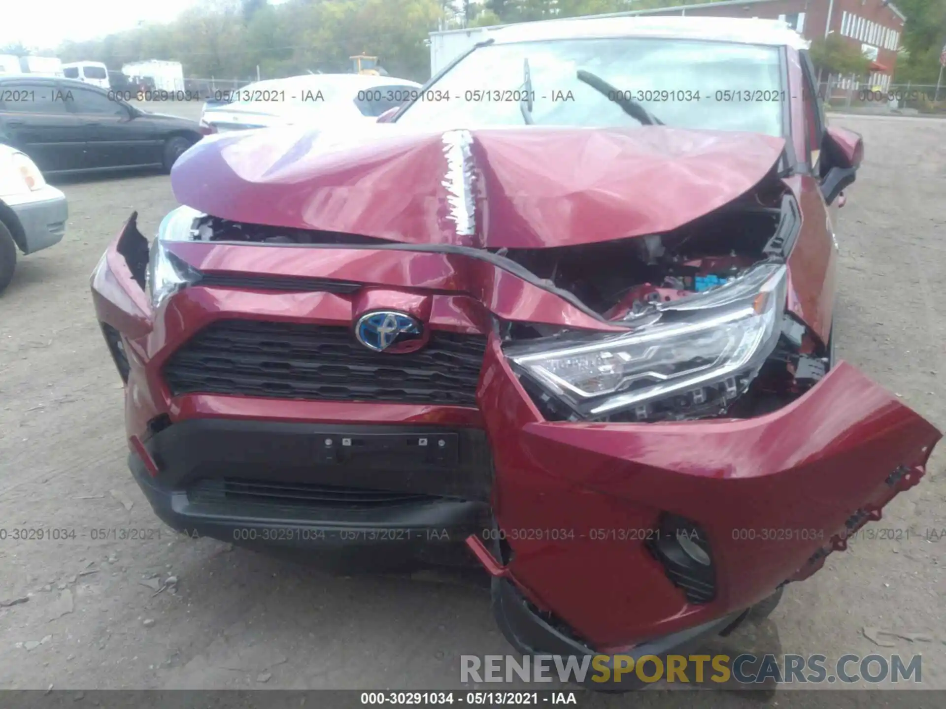 6 Photograph of a damaged car JTMRWRFV9LD070879 TOYOTA RAV4 2020