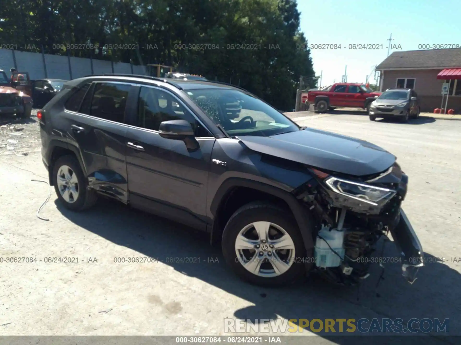 1 Photograph of a damaged car JTMRWRFV9LD528789 TOYOTA RAV4 2020