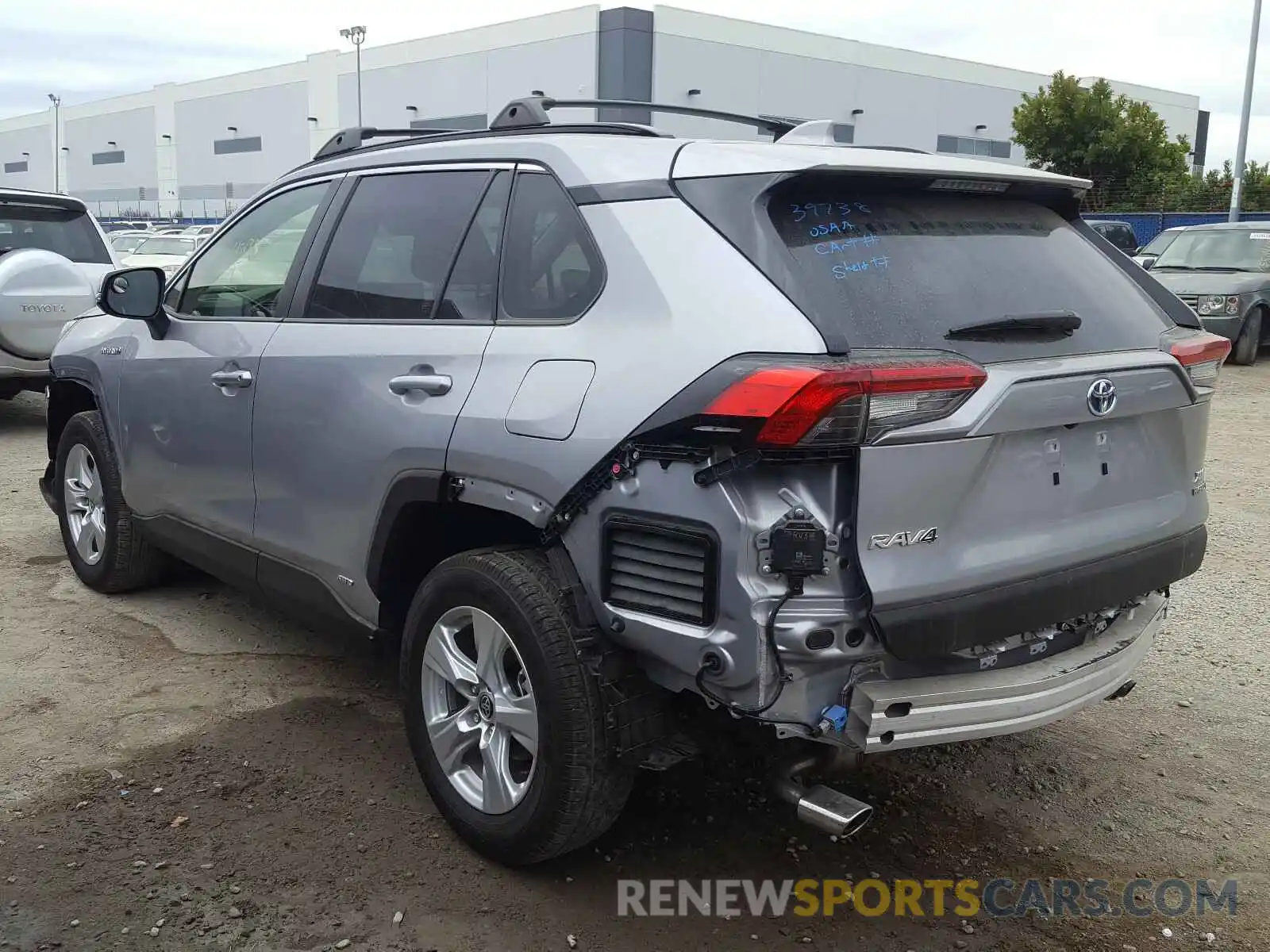 3 Photograph of a damaged car JTMRWRFV9LD541963 TOYOTA RAV4 2020