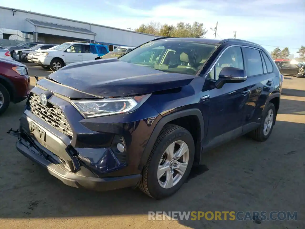 2 Photograph of a damaged car JTMRWRFV9LD544538 TOYOTA RAV4 2020