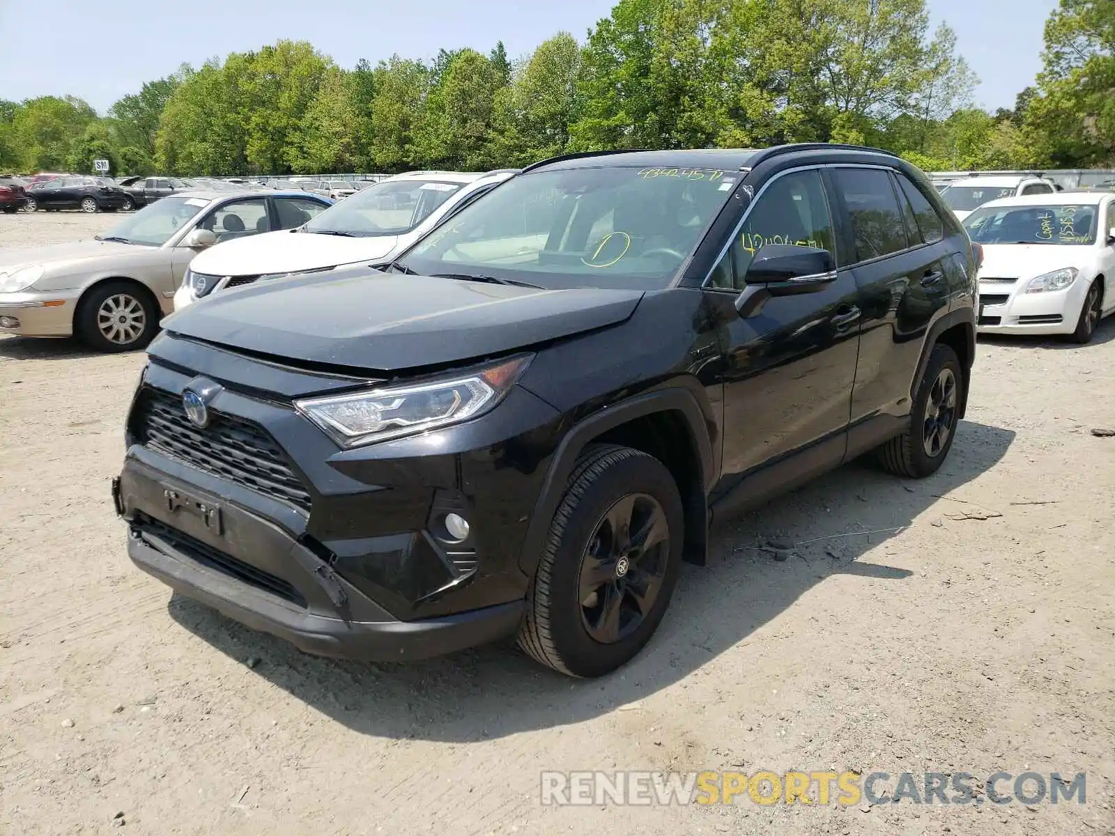 2 Photograph of a damaged car JTMRWRFV9LJ048219 TOYOTA RAV4 2020