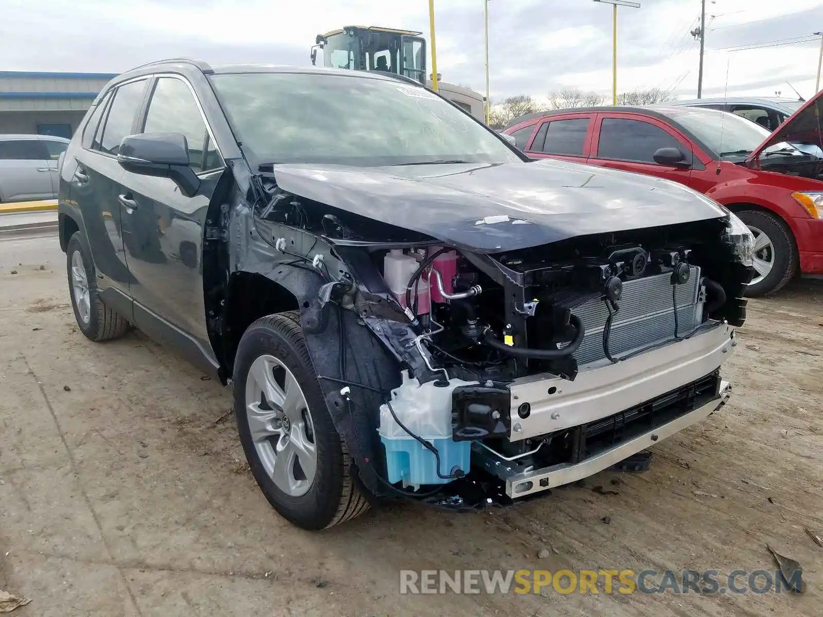 1 Photograph of a damaged car JTMRWRFVXLD046185 TOYOTA RAV4 2020