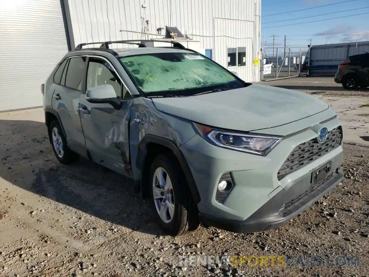 1 Photograph of a damaged car JTMRWRFVXLD046266 TOYOTA RAV4 2020