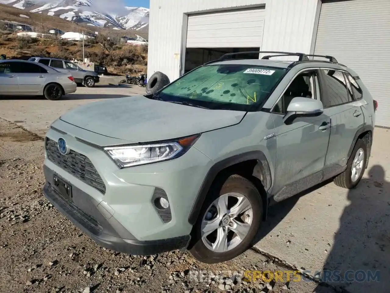 2 Photograph of a damaged car JTMRWRFVXLD046266 TOYOTA RAV4 2020