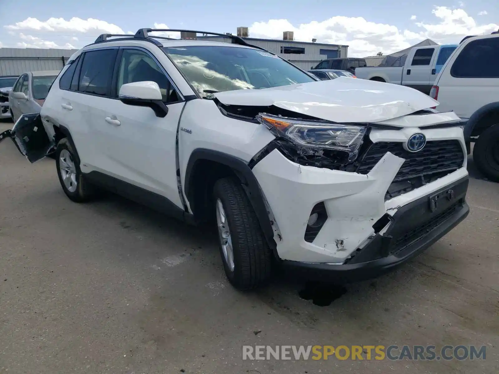 1 Photograph of a damaged car JTMRWRFVXLD060992 TOYOTA RAV4 2020