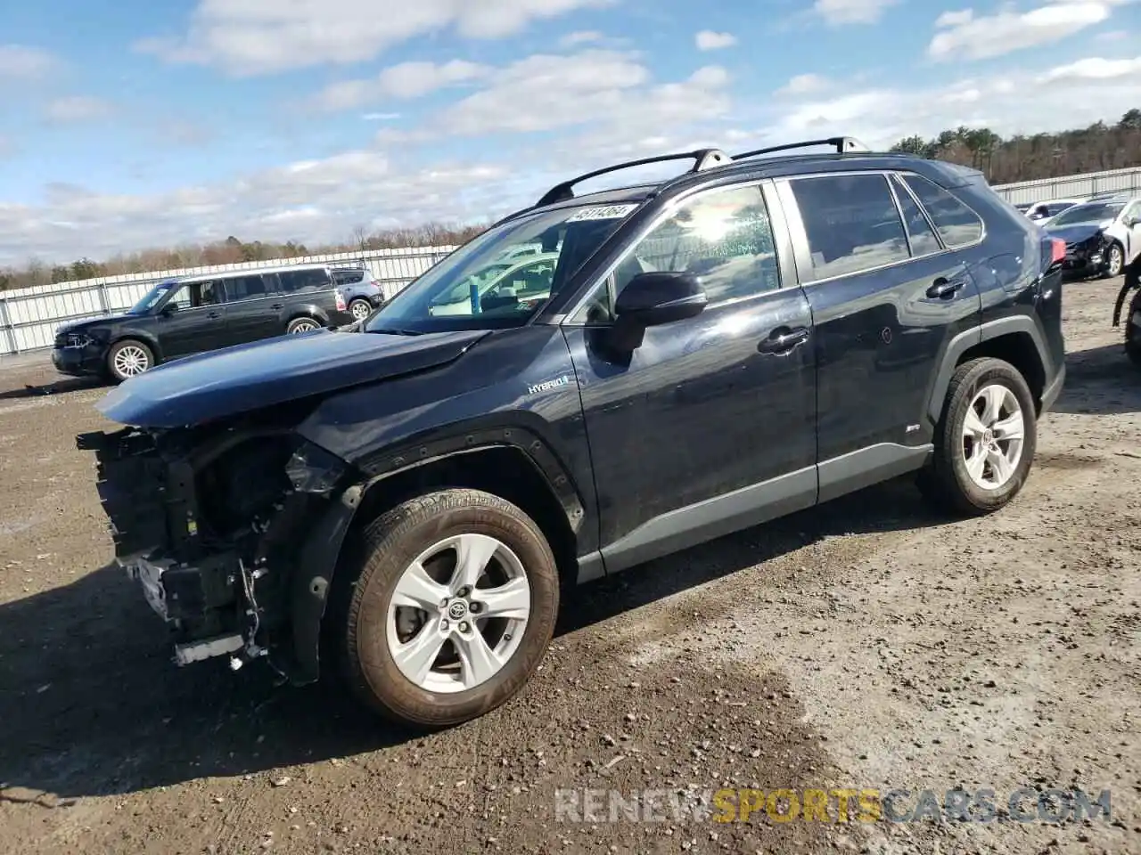 1 Photograph of a damaged car JTMRWRFVXLD067800 TOYOTA RAV4 2020