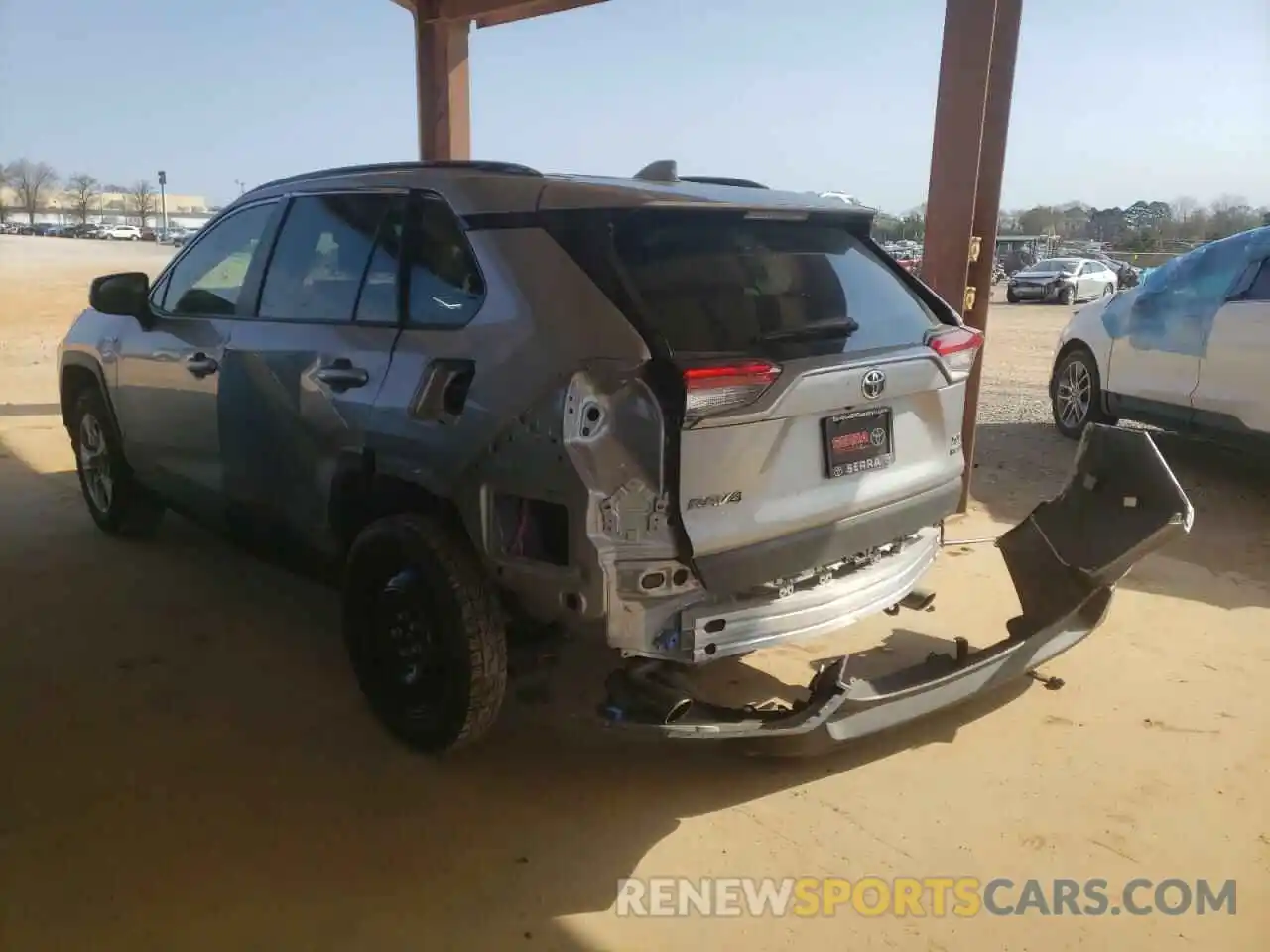 3 Photograph of a damaged car JTMRWRFVXLD067831 TOYOTA RAV4 2020