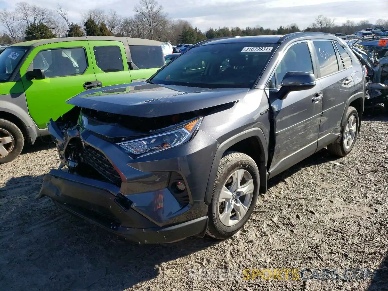 2 Photograph of a damaged car JTMRWRFVXLD072138 TOYOTA RAV4 2020