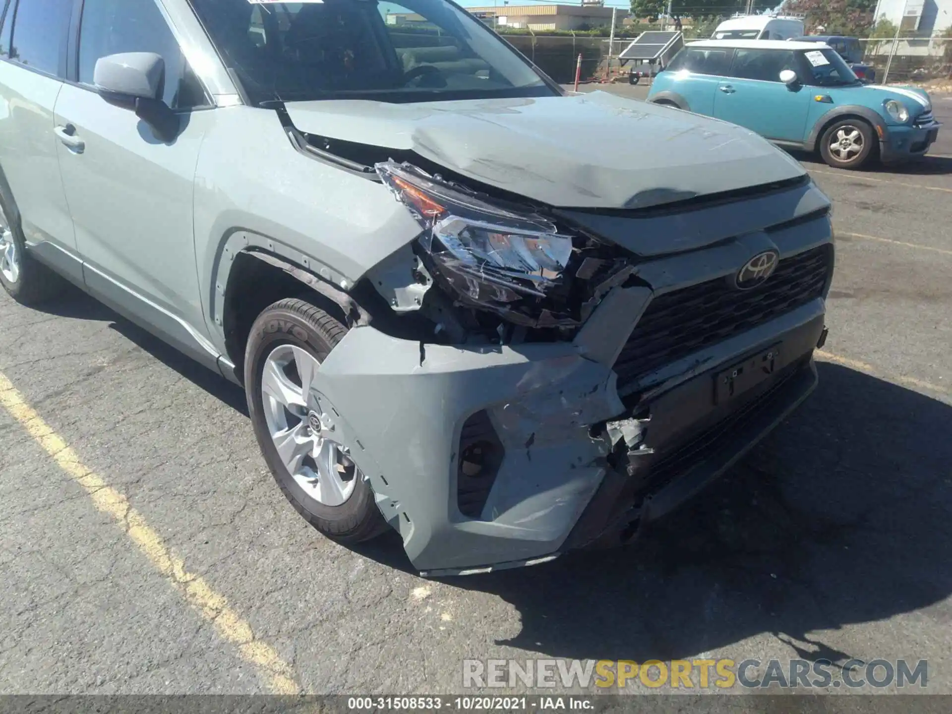 6 Photograph of a damaged car JTMW1RFV0LD053065 TOYOTA RAV4 2020