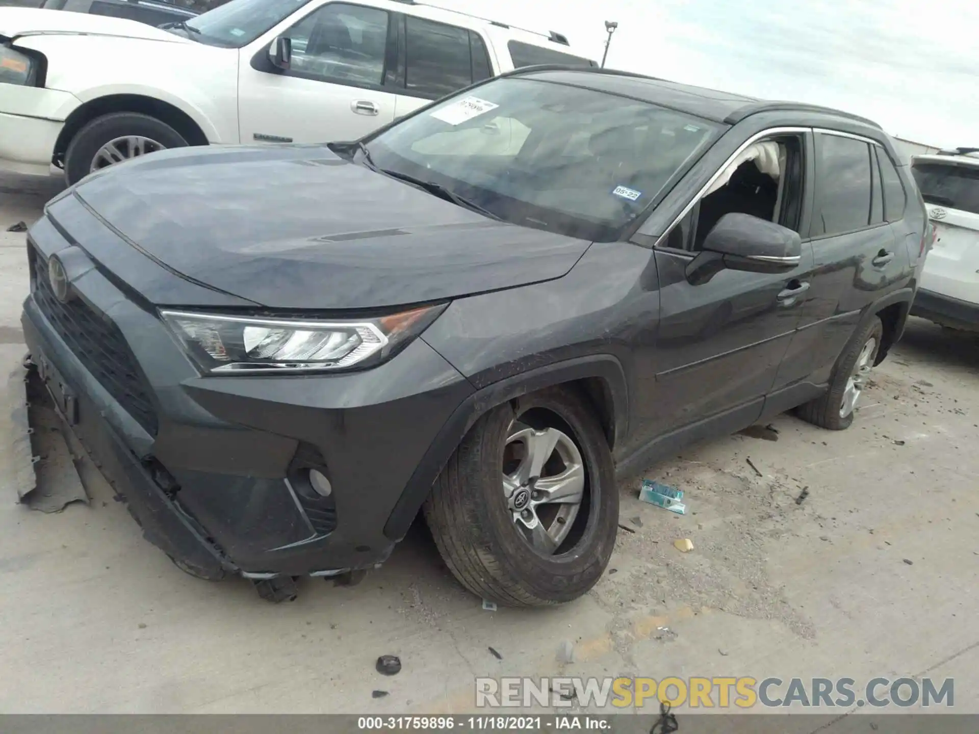 2 Photograph of a damaged car JTMW1RFV0LD519092 TOYOTA RAV4 2020