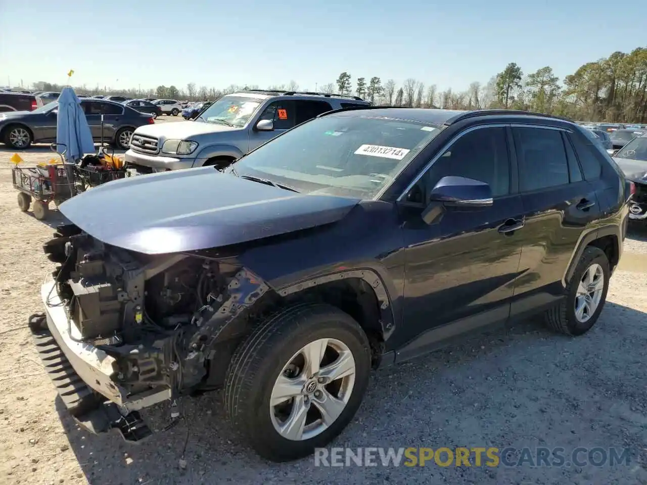 1 Photograph of a damaged car JTMW1RFV1LD046643 TOYOTA RAV4 2020