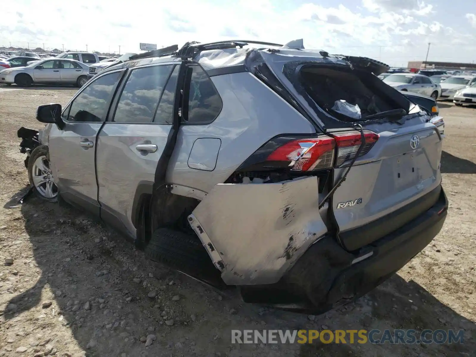 3 Photograph of a damaged car JTMW1RFV1LD052295 TOYOTA RAV4 2020