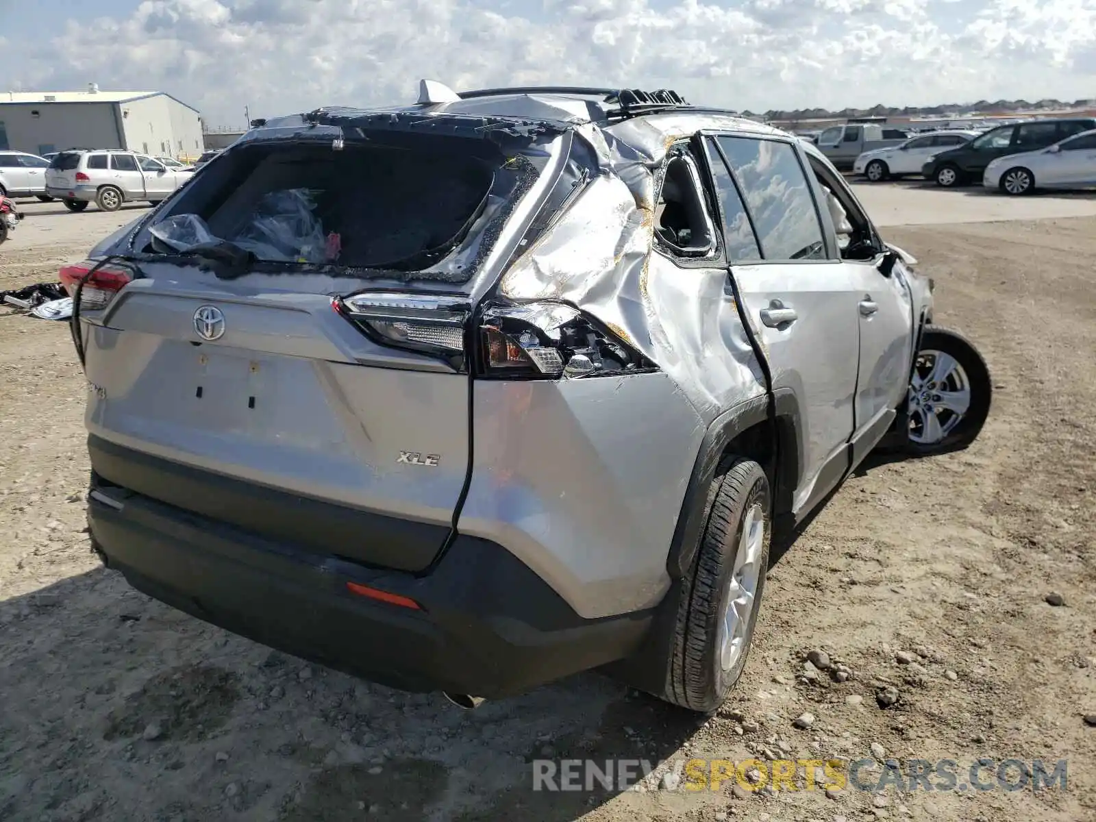 4 Photograph of a damaged car JTMW1RFV1LD052295 TOYOTA RAV4 2020