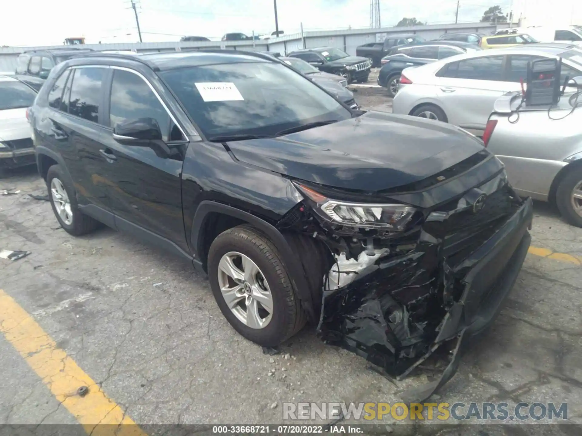 1 Photograph of a damaged car JTMW1RFV2LD055738 TOYOTA RAV4 2020