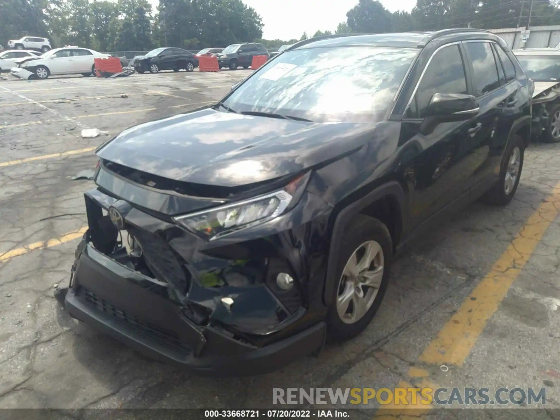 2 Photograph of a damaged car JTMW1RFV2LD055738 TOYOTA RAV4 2020