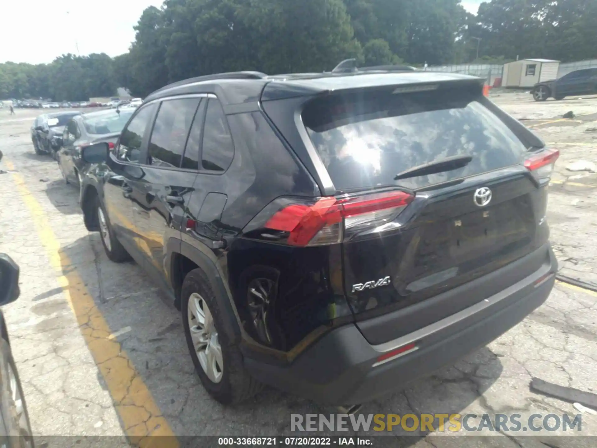 3 Photograph of a damaged car JTMW1RFV2LD055738 TOYOTA RAV4 2020