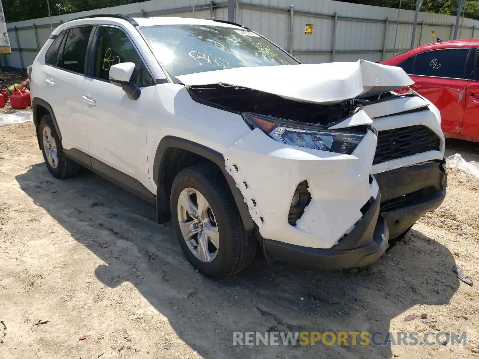 1 Photograph of a damaged car JTMW1RFV2LD519370 TOYOTA RAV4 2020