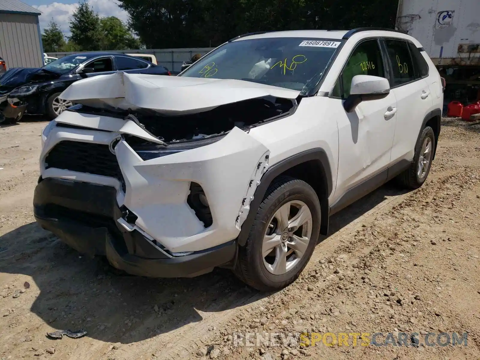 2 Photograph of a damaged car JTMW1RFV2LD519370 TOYOTA RAV4 2020