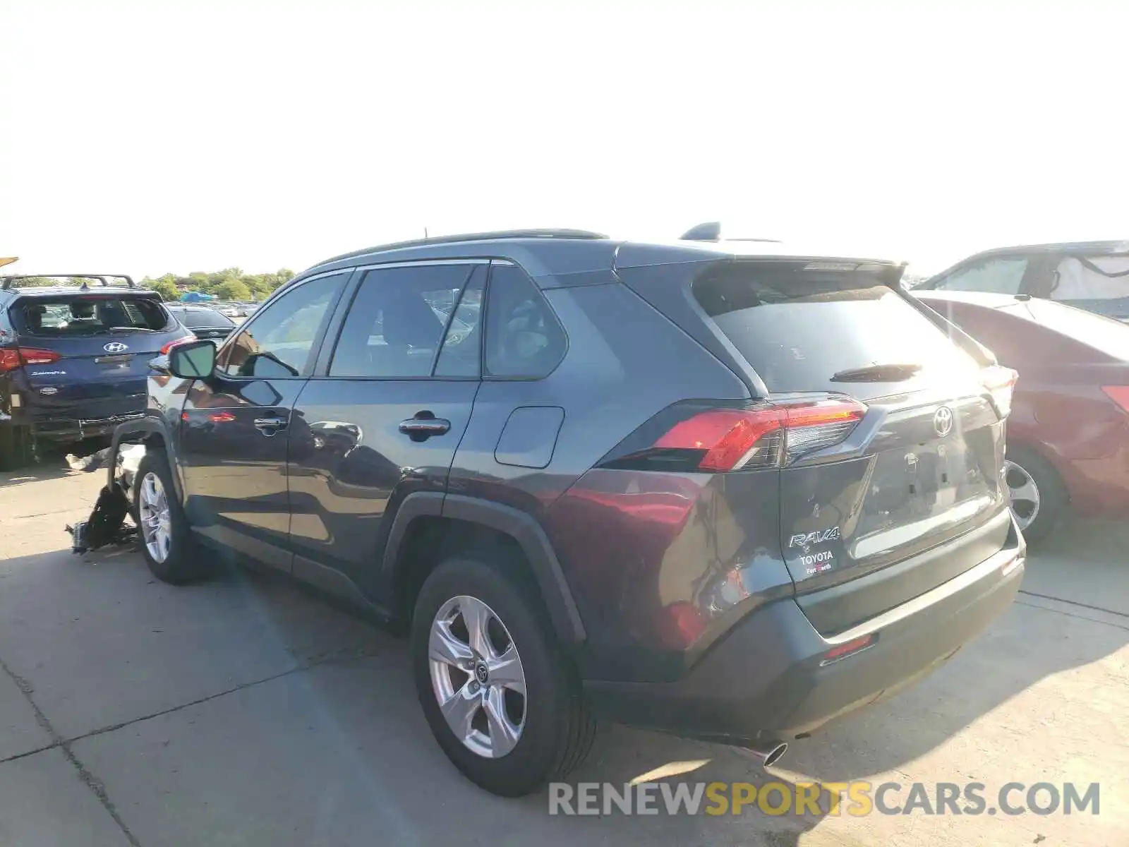 3 Photograph of a damaged car JTMW1RFV2LJ019002 TOYOTA RAV4 2020