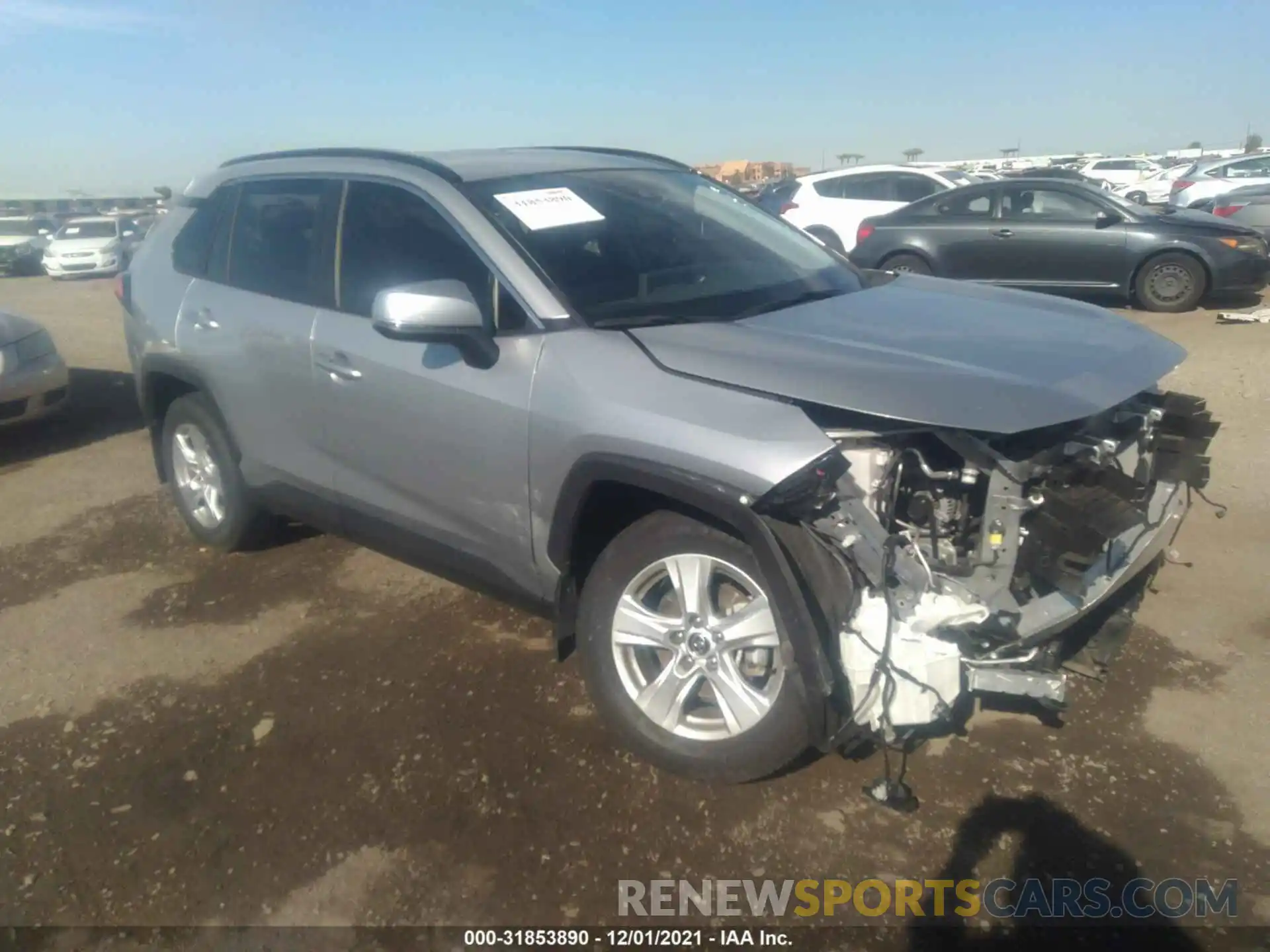 1 Photograph of a damaged car JTMW1RFV2LJ020750 TOYOTA RAV4 2020