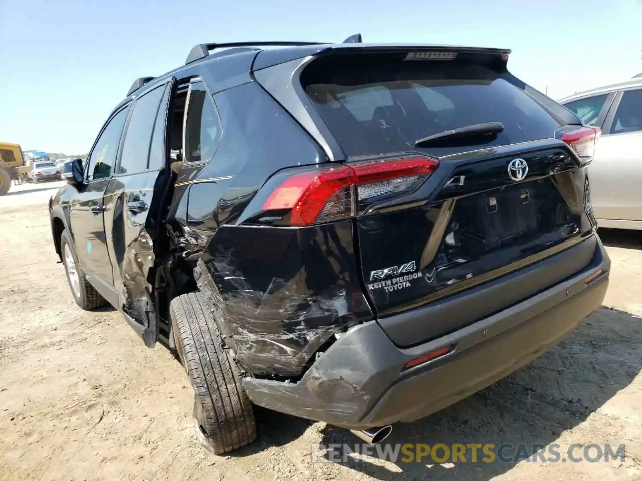 3 Photograph of a damaged car JTMW1RFV3LD048233 TOYOTA RAV4 2020