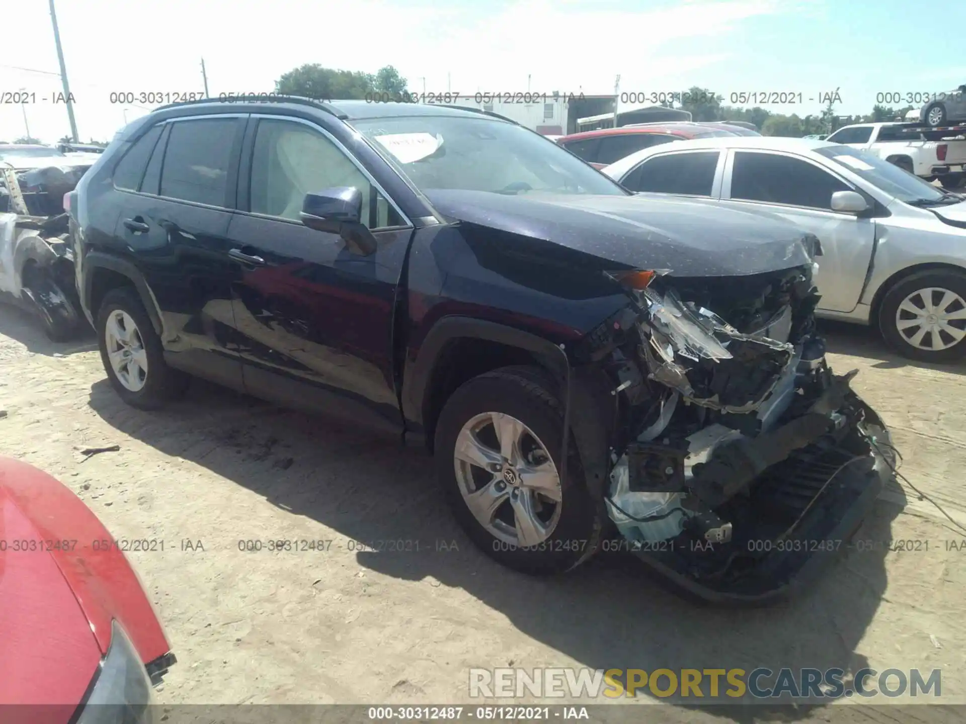 1 Photograph of a damaged car JTMW1RFV3LD053254 TOYOTA RAV4 2020