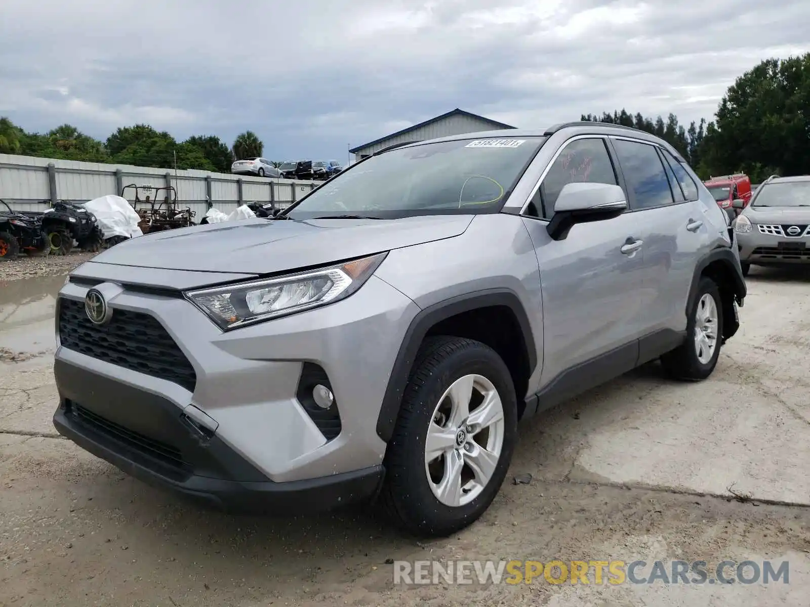 2 Photograph of a damaged car JTMW1RFV3LD053559 TOYOTA RAV4 2020