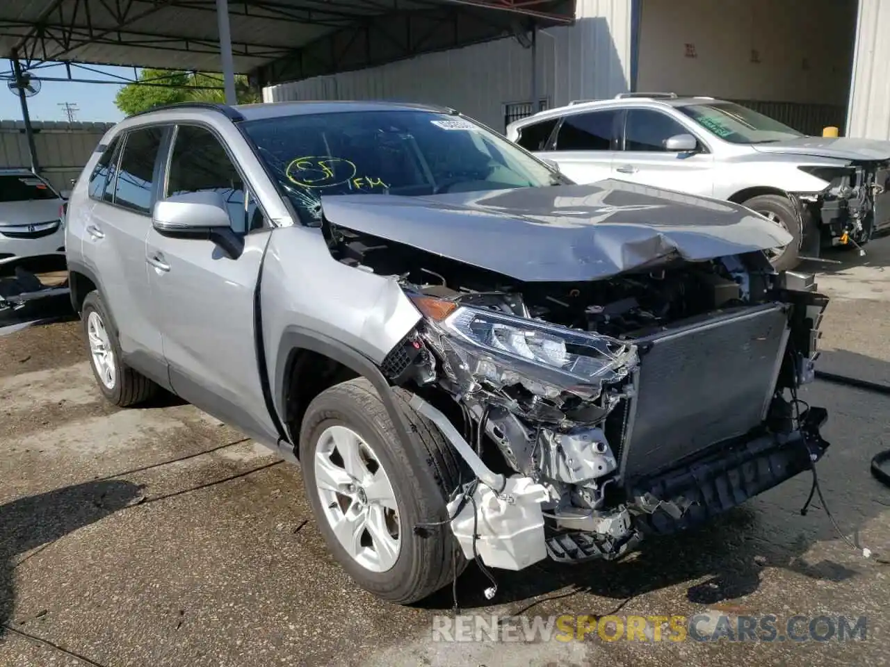 1 Photograph of a damaged car JTMW1RFV3LD054288 TOYOTA RAV4 2020