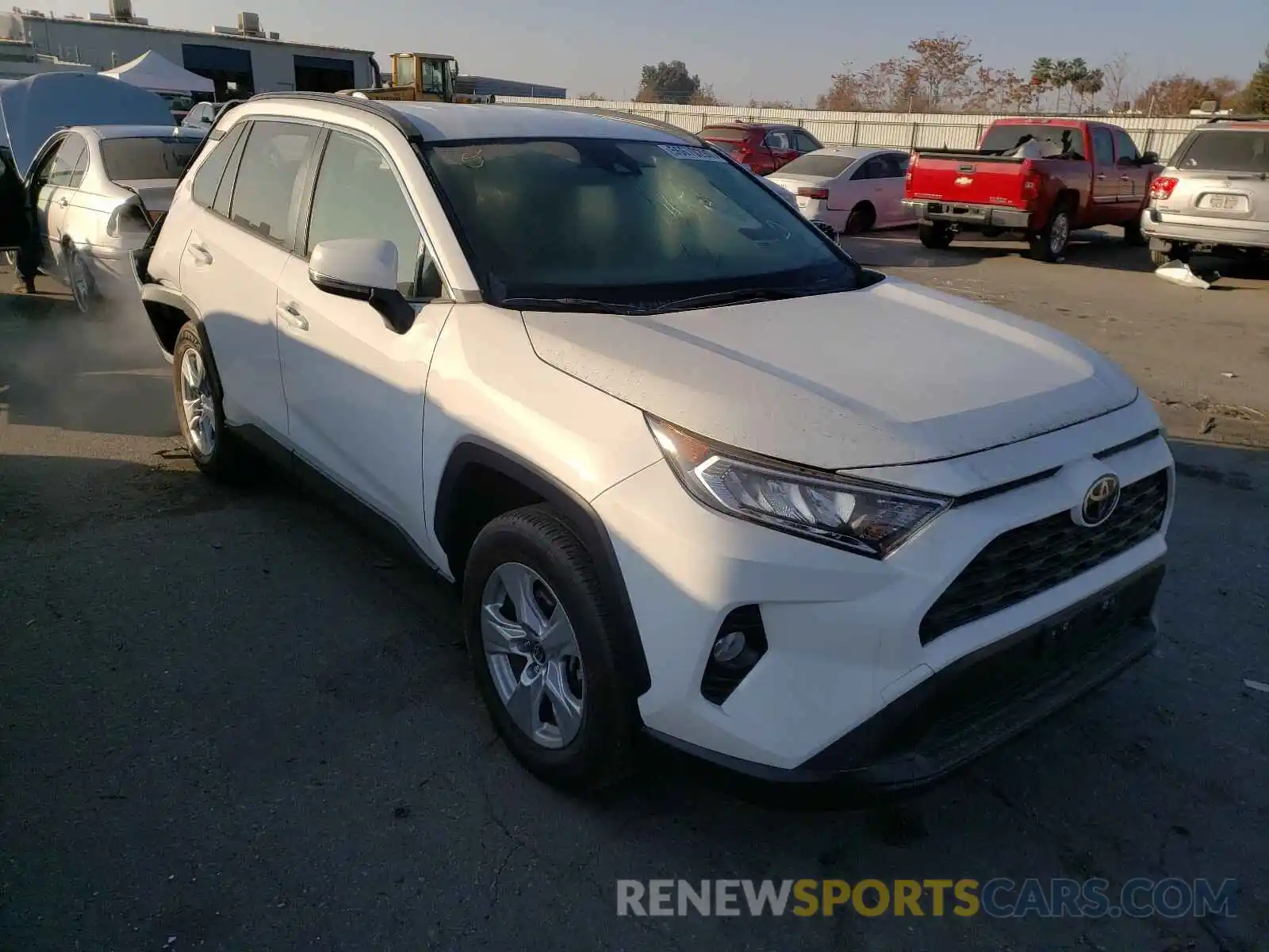 1 Photograph of a damaged car JTMW1RFV3LD057353 TOYOTA RAV4 2020