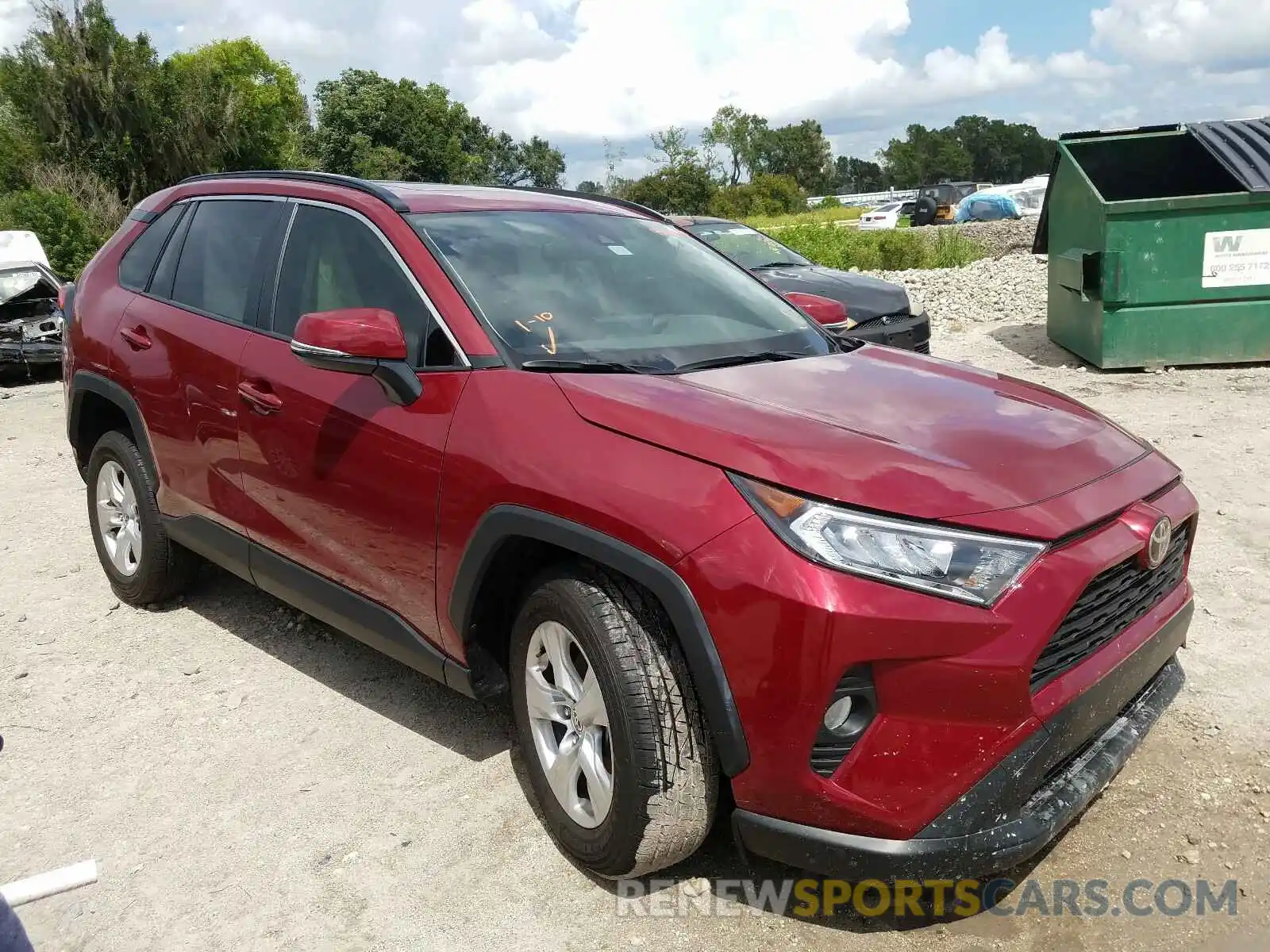 1 Photograph of a damaged car JTMW1RFV3LD057613 TOYOTA RAV4 2020